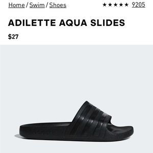 *NWT* Adidas Unisex-Adult Adilette Aqua Slides Sandal